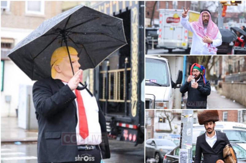 אפילו טראמפ חגג: פורים בשכונה החב