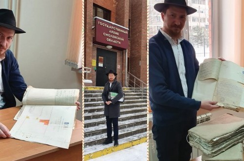 תגלית בלשכת הגיוס הרוסית: בלאנקים של הישיבה בליובאוויטש...