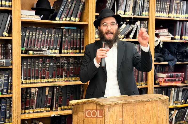 השיעור השבוע בעניני משיח וגאולה נמסר השבוע מפי התמים השליח ישראל אריה לייב לרנר. צילום: שמואל בצלאל דהן, COL