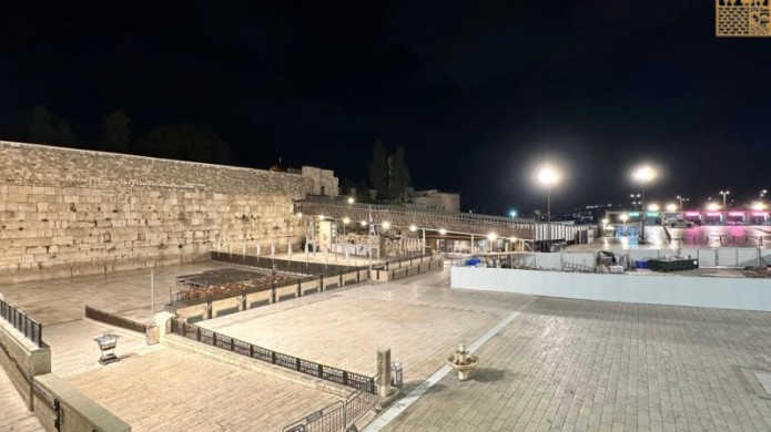 עצוב: הכותל המערבי יהיה סגור לציבור המתפללים בחג הפסח