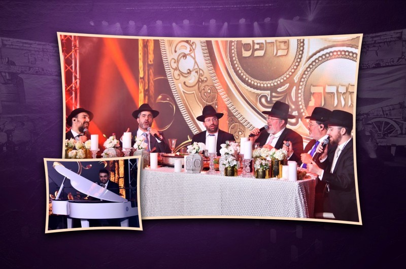 נמואל הרוש ו-5 זמרים חרדים במחרוזת הכנה לליל הסדר