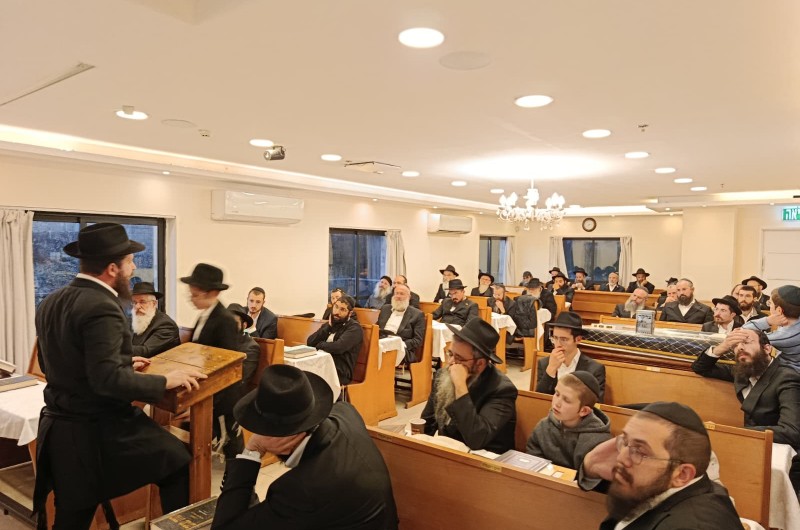 כינוס תורה רבתי, נערך היום בבית הכנסת ובית המדרש המדרש 