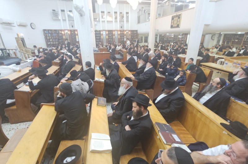 כהוראת הרבי: מאות מתושבי נחלת הר חב