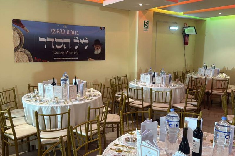 כ-350 איש התארחו ב'ליל הסדר' שנערך בבית חב