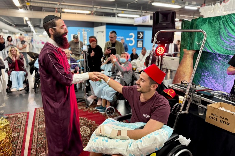 במינוס 3 מתחת לאדמה: מימונה מרגשת במרכז הרפואי רמב