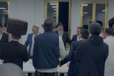 אורח ב'סעודת משיח' בממילא: השר לביטחון לאומי בן גביר. צפו