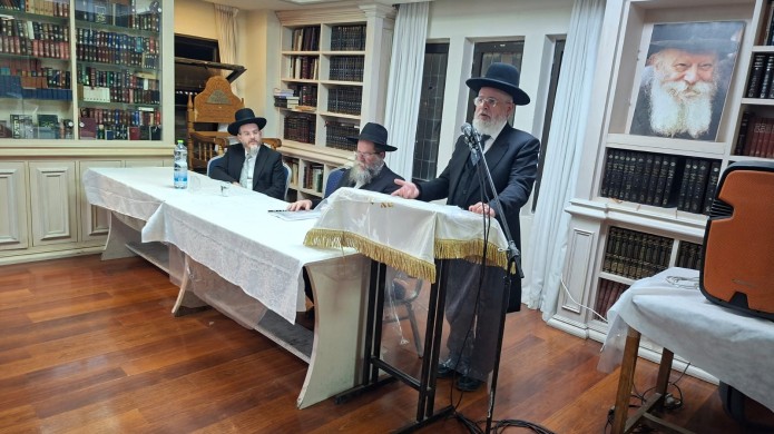 האיחול ב-770 לרב הנבחר של ת