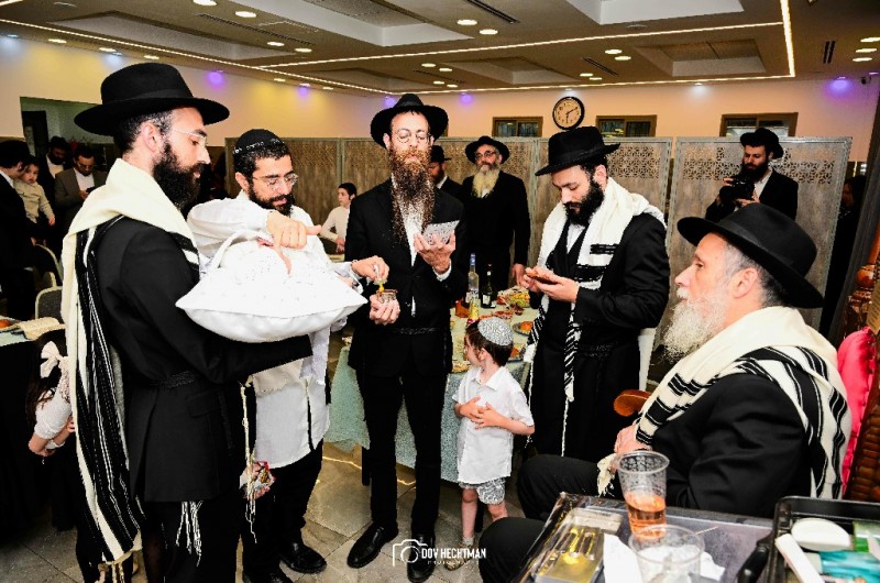 ביתר עילית: שמחת הברית מילה לבן איש התקשורת החב