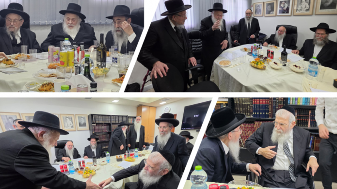 שורת החלטות ודיונים: ישיבת חברי בית דין רבני חב