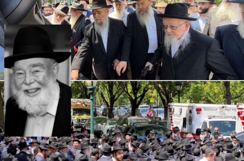 בקראון הייטס ליוו למנוחות את הרב ברוך בריקמן ע