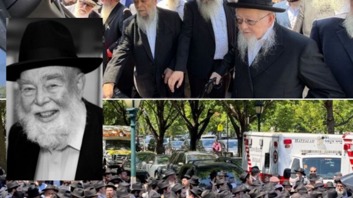 בקראון הייטס ליוו למנוחות את הרב ברוך בריקמן ע