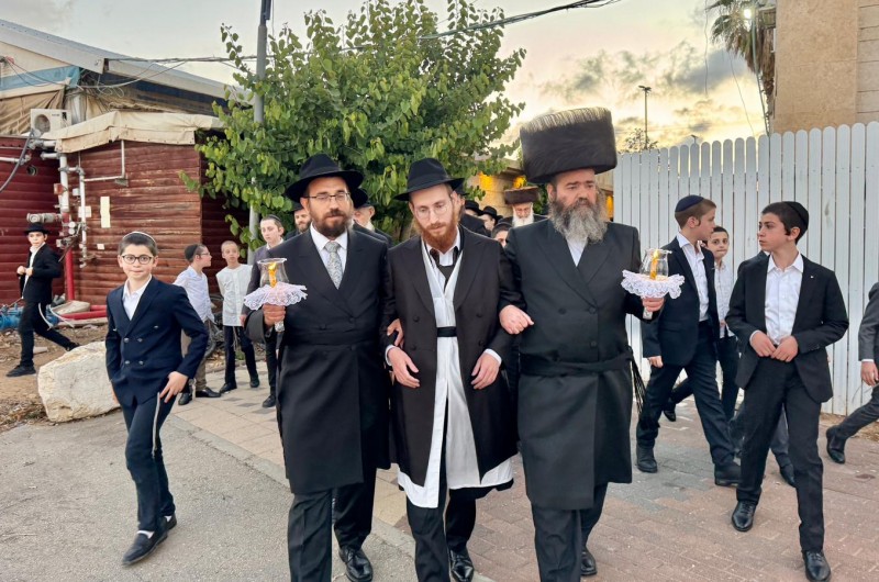 באוהל האירועים בכפר חב