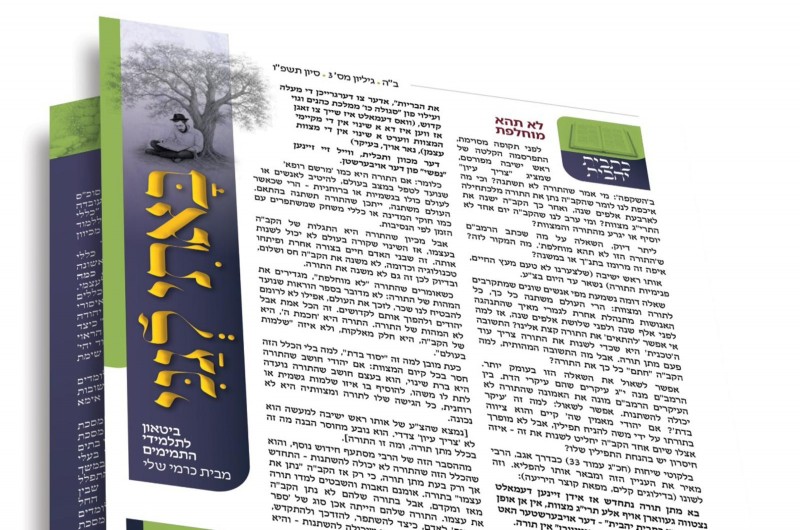 לגלות את ה'געשמאק' הפנימי בלימוד: גיליון חדש של 