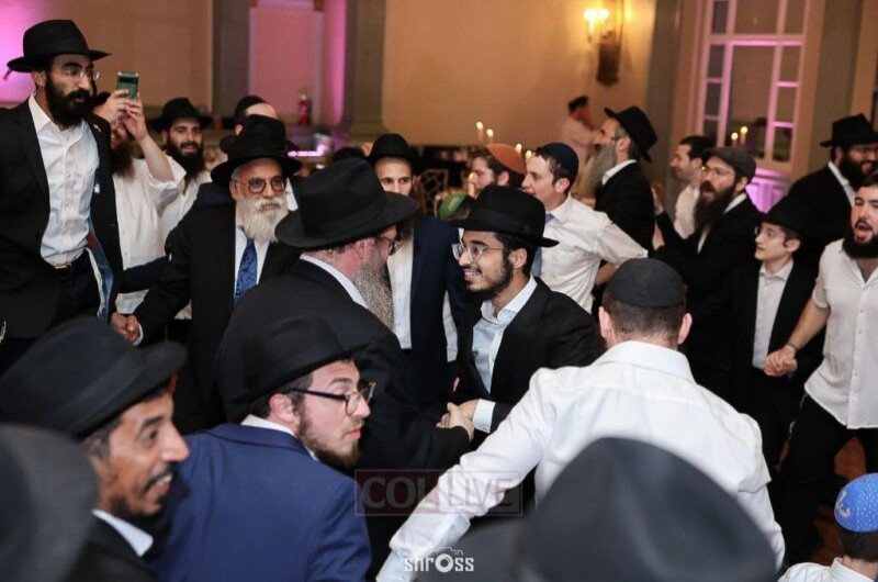 שמחה גדולה בחתונת התמים מנדי הלל מקראון הייטס עב