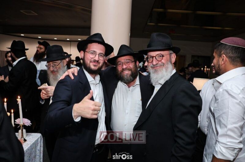 באולם מוזיאון הילדים בשכונת קראון הייטס התקיימה שמחת ה'לחיים' 'ווארט' של החתן התמים יצחק מינץ מקולורדו עב