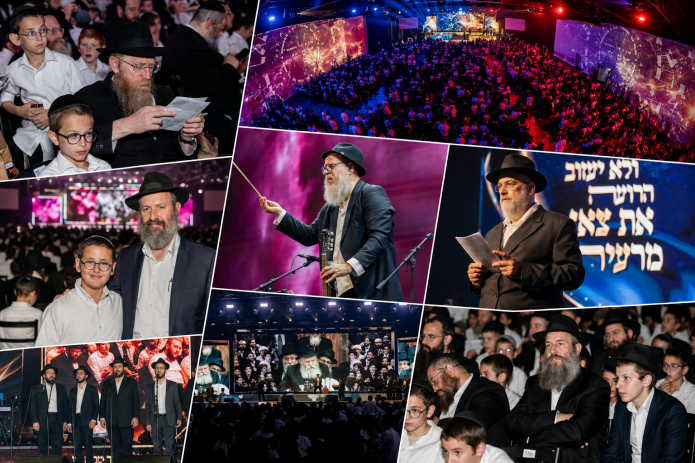 גלריית ענק: התוועדות ג' תמוז לאלפי חיילי צבאות ה' ואבותיהם