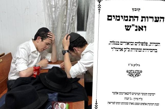 פרי ביכורי התמימים: קובץ הערות לג' תמוז בישיבה באלעד