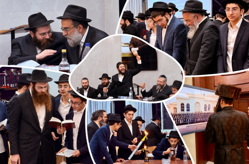 שבת התרוממות 'אבות ובנים' בישיבת 'אוהל מנחם מענדל' בצפת