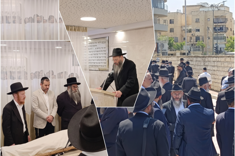 תיעוד דומע: קהל רב בהלוויית הרב טוביה בלוי ע