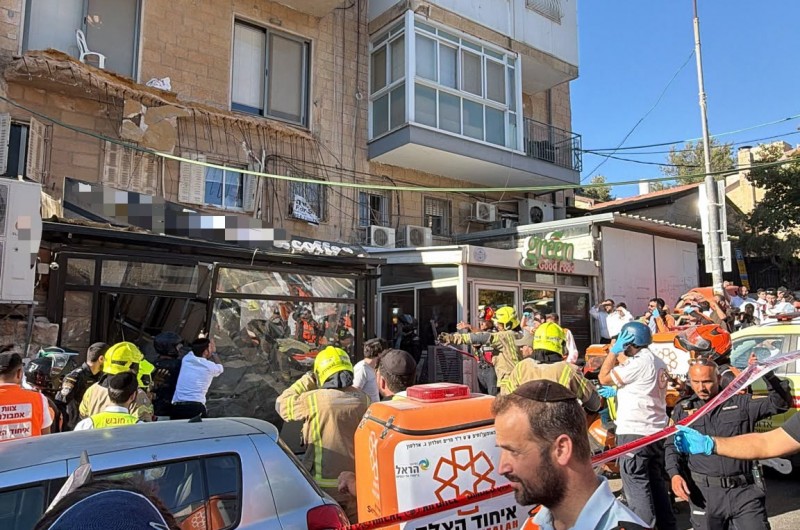 השליח ברחביה קורא להתפלל לרפואת הפצועים מקריסת המרפסת