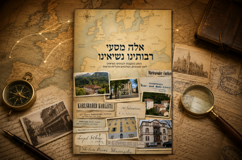 אוצר היסטורי נדיר בתשורה החדשה על רבותינו נשיאינו