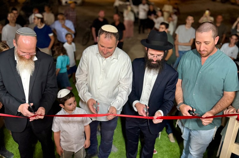 במבוא חורון נחנך 'מרכז תורה ותפילה' שישמש כבית חב