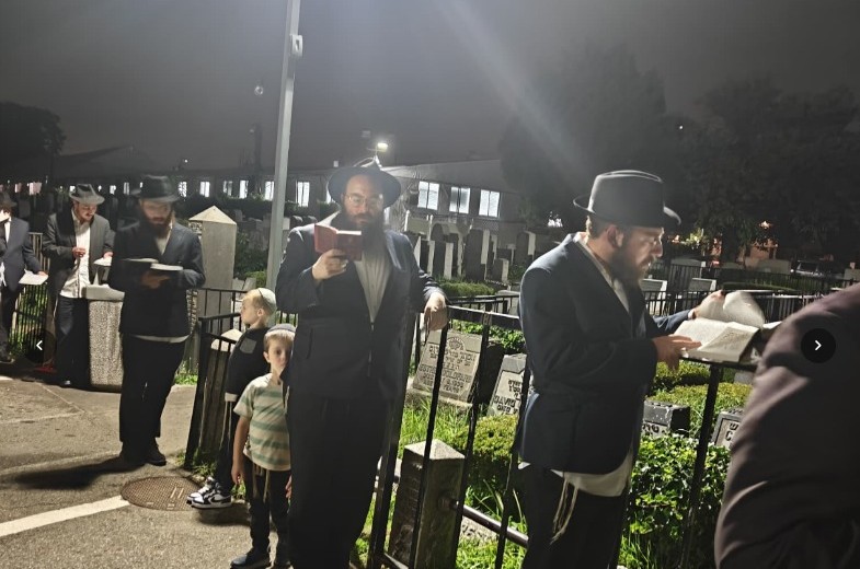 תפילת מעריב של ליל יום ההילולא כ