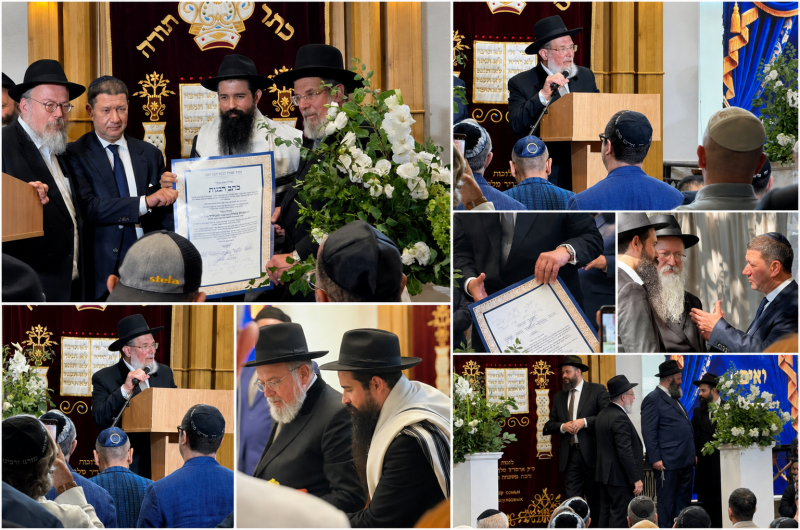 בשורה ליהדות מולדובה: הרב אקסלרוד הוכתר לרב הראשי