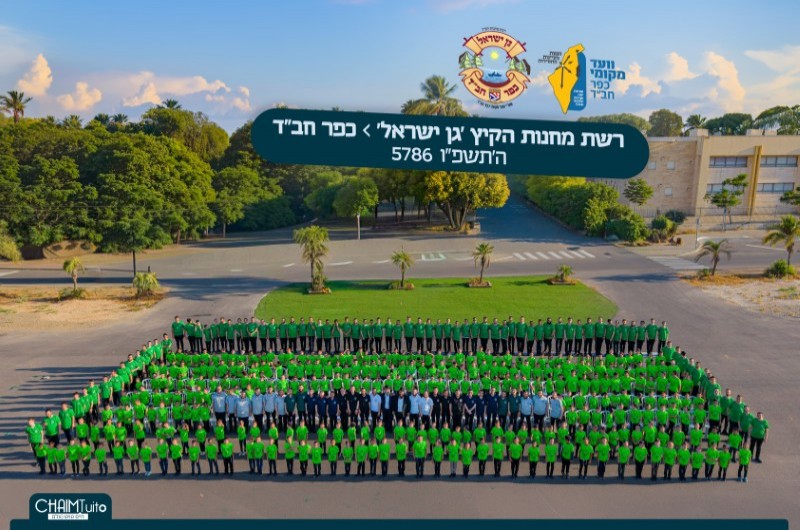 התמונה הכללית של גן ישראל כפר חב''ד תשפ''ו