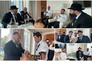 תפילין והכנה יהודית עם חב