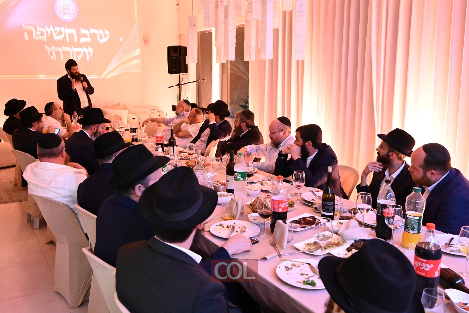 Rabbi Tzvi Hirsch Altein presents the scope of the Vaad's Tishrei operation