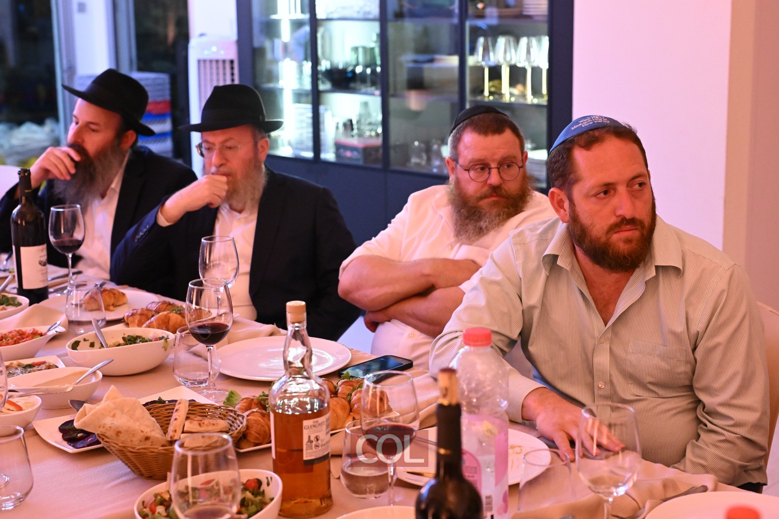 Donors and supporters who participated in the Kfar Chabad gathering
