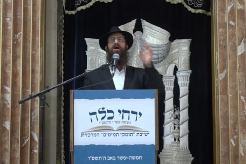 כעת בשידור ישיר: מעמד ה'ירחי כלה' המרכזי בכפר חב"ד | צפו